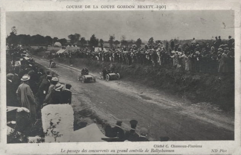 Postcard for the 1903 Bennett Gordon Cup in Ireland